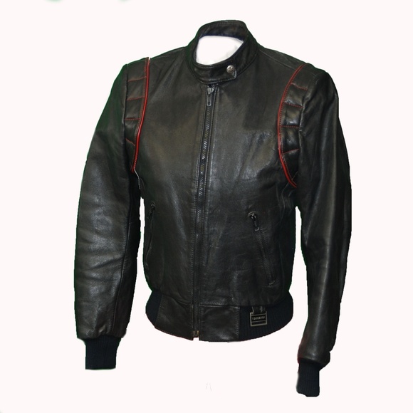 Yamaha Jackets & Coats Womens Yamaha Black Leather Motorcycle